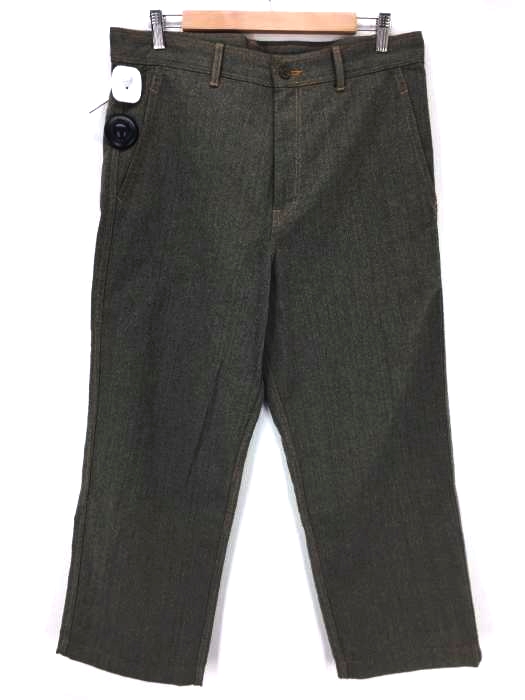 JUNYA WATANABE COMME des GARCONS MAN(ジュンヤワタナベコムデギャルソンマン) AD2001 製品洗い加工 ストライプワイドスラックス メンズ パンツ