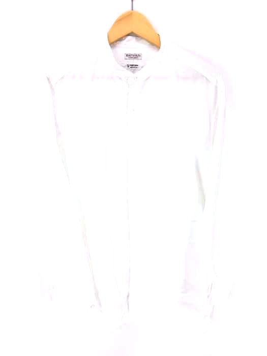 BEAUTY & YOUTH UNITED ARROWS（ビューティーアンドユースユナイテッドアローズ） BY TANGO バンドカラー ワイドフォルム テーパード シャツ メンズ トップス