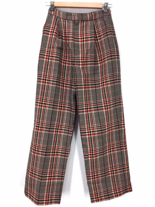 CLANE （クラネ） CHECK WIDE PANTS レディース パンツ