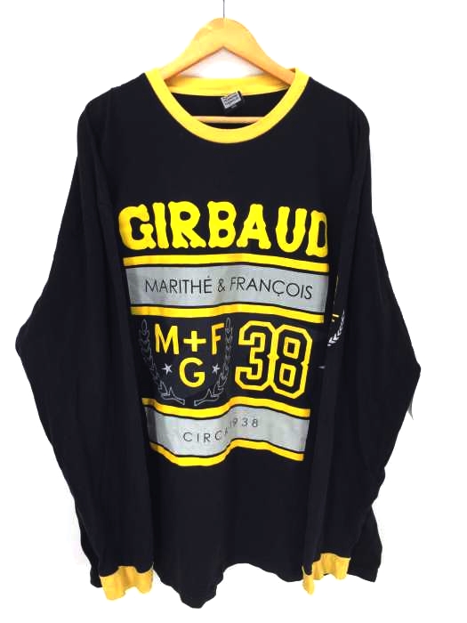 MARITHE + FRANCOIS GIRBAUD（マリテフランソワジルボー） VINTAGE ラバープリント クルーネックカットソー メンズ トップス