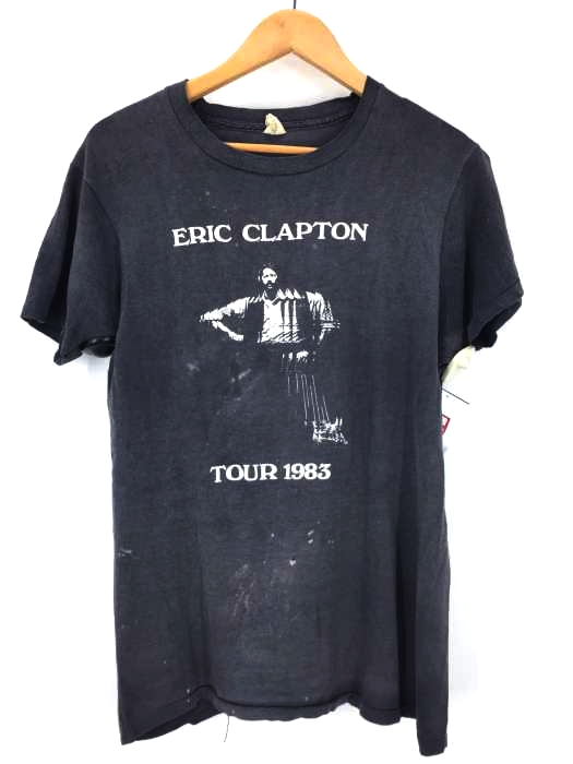 USED古着（ユーズドフルギ） USA製 SCREEN STARSボディ ERIC CLAPTON 1983 TOUR TEE メンズ トップス