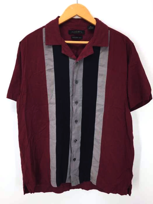 USED古着(ユーズドフルギ) AXIST シルク S/S オープンカラーシャツ メンズ トップス