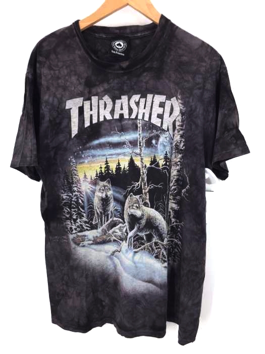THRASHER(スラッシャー) WOLVES T-SHIRT タイダイTシャツ メンズ トップス