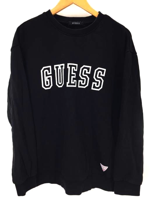 GUESS（ゲス） ロゴクルーネック メンズ トップス