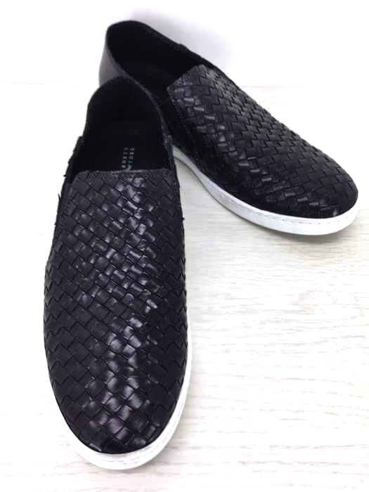 BARNEYS NEWYORK（バーニーズニューヨーク） 編み スリッポン イントレチャート レディース シューズ
