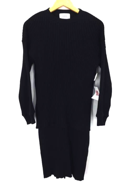 STUDIOUS(ステュディオス) リブ編みニットセットアップ レディース セットアップ
