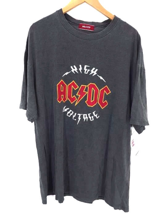 USED古着(ユーズドフルギ) McCOY ACDC プリントTシャツ メンズ トップス