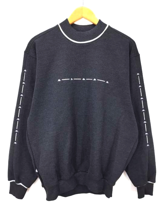 Kappa（カッパ） 90S 日本製 ライン刺しゅうモックネックスウェット メンズ トップス