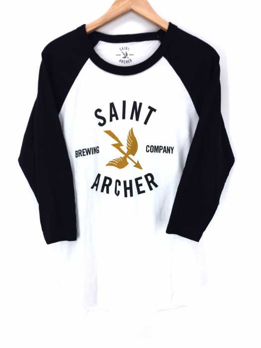 SAINT ARCHER(セイントアーチャー) CL BREW FRONT PRINT 3/4 TEE ラグラン プリントTシャツ メンズ トップス