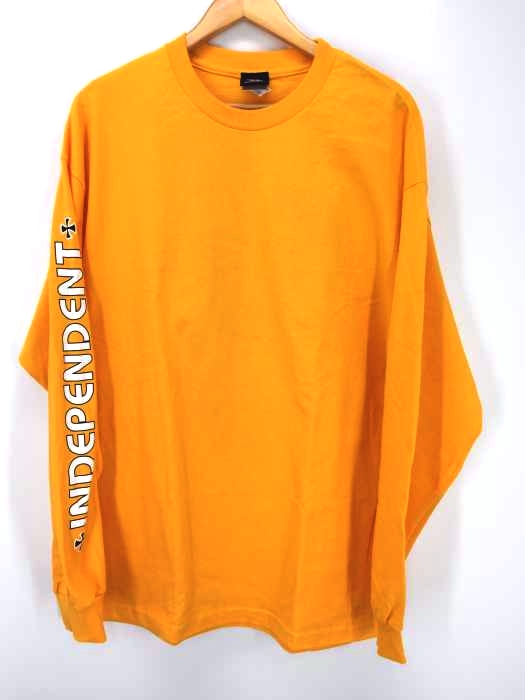 INDEPENDENT（インディペンデント） アイアンクロス 袖プリントロングスリーブTシャツ メンズ トップス