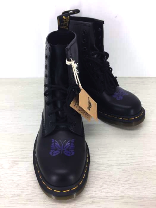 Needles（ニードルス） STRIPE 8 EYE BOOT メンズ シューズ