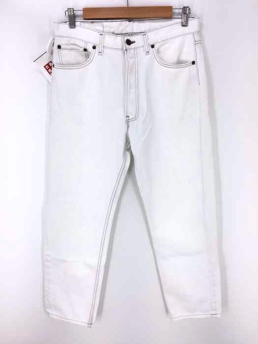 Levis(リーバイス) USA製 501 黒ステッチ ホワイトデニム メンズ パンツ