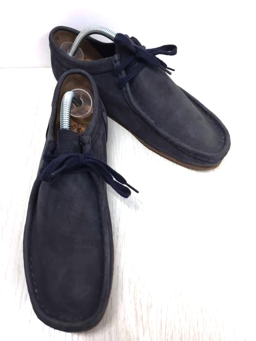 CLARKS ORIGINALS（クラークスオリジナル） Wallabee Run Navy Nubuck メンズ シューズ