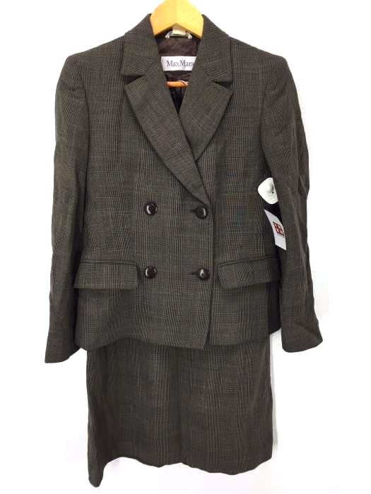 MAX MARA（マックスマーラ） イタリア製 ダブルジャケット レディース セットアップ