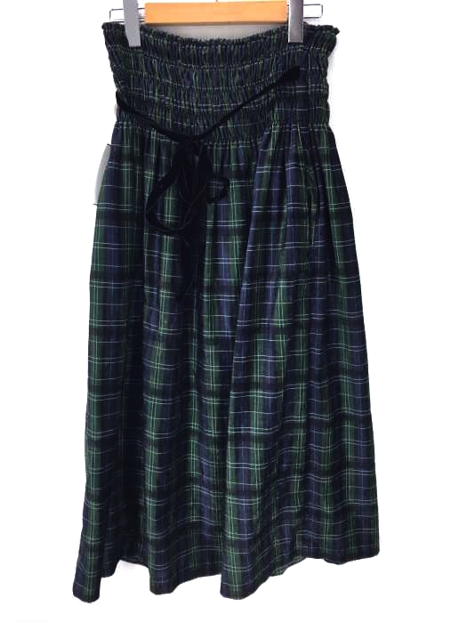 robe de chambre COMME des GARCONS（ローブドシャンブルコムデギャルソン） AD1999 チェック柄ベロアスカート レディース スカート