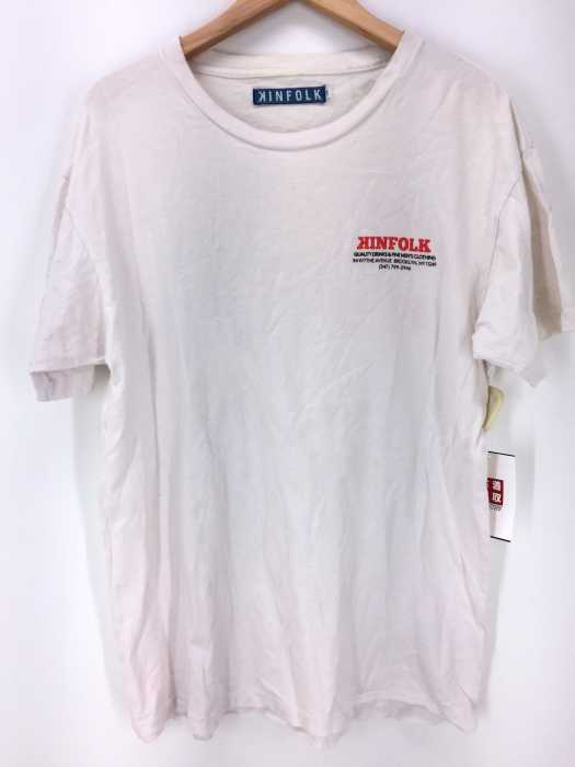 KINFORK（キンフォーク） USA製 プリントクルーネックTシャツ メンズ トップス