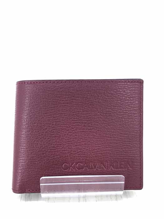 ck Calvin Klein（シーケーカルバンクライン） パスケース付きレザー財布 メンズ 財布・ケース