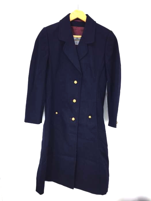 AQUASCUTUM（アクアスキュータム） 英国製 ウールチェスターコート 金  
