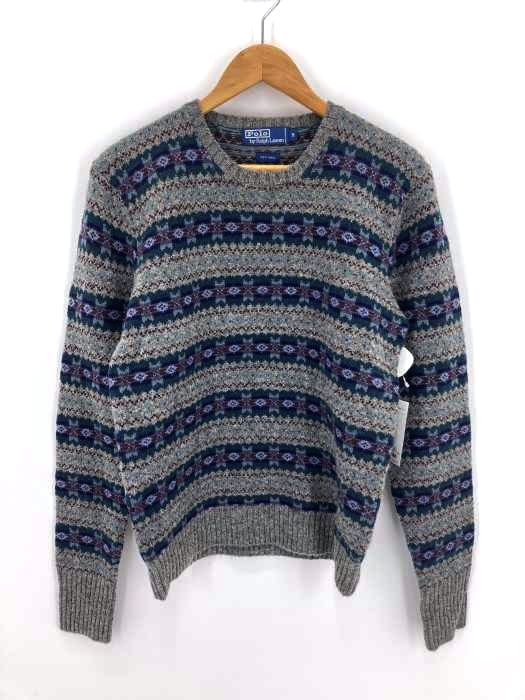 Polo by RALPH LAUREN(ポロバイラルフローレン) 総柄クルーネックニット メンズ トップス