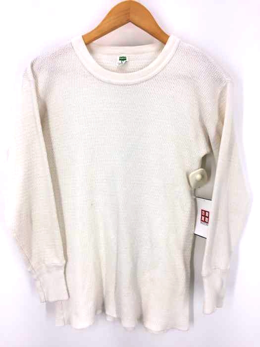 Hanes（ヘインズ） 緑タグ ワッフルサーマルL/S TEE メンズ トップス