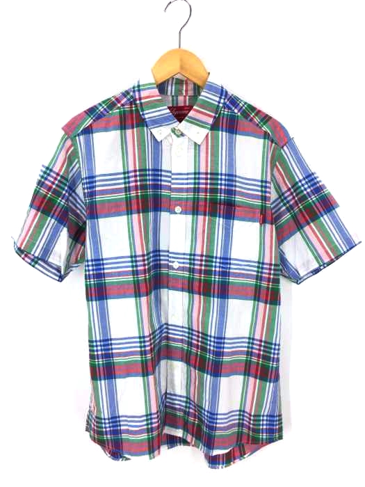 Supreme（シュプリーム） マドラスチェック S/Sボタンダウンシャツ メンズ トップス