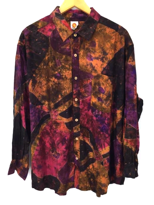 USED古着(ユーズドフルギ) GUN GAA 総柄シャツ メンズ トップス