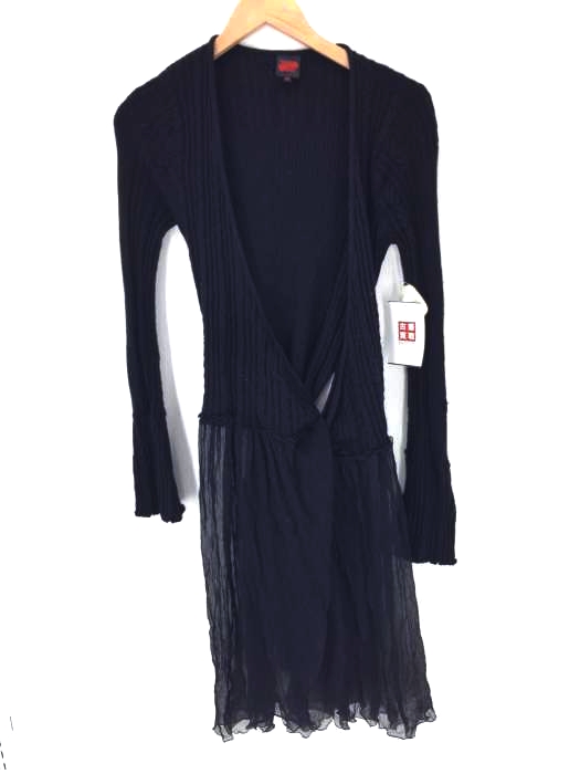 JEANPAUL GAULTIER(ジャンポールゴルチエ) シフォンドッキング ニットワンピース レディース ワンピース