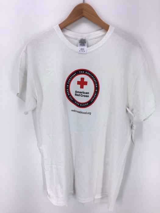 USED古着 (ユーズドフルギ) AMERICAN RED CROSS Tシャツ GILDAN製 メンズ トップス