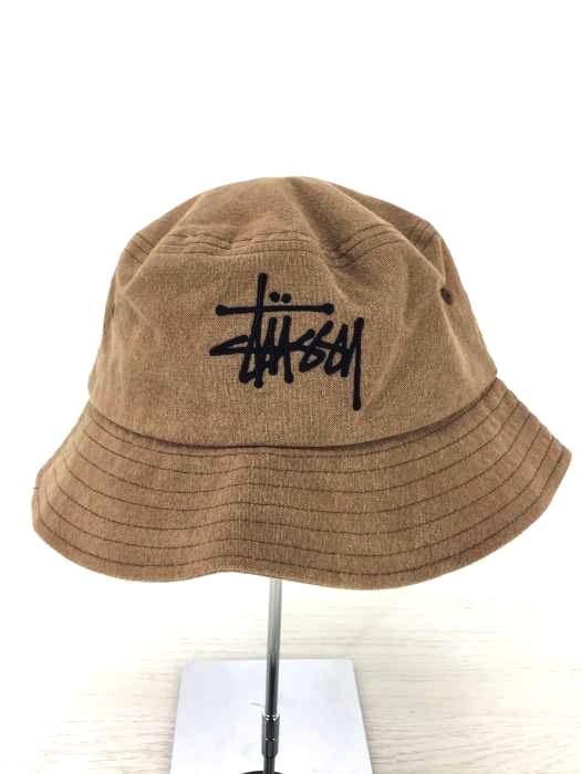 Stussy(ステューシー) BIG LOGO CANVAS BUCKET HAT バケットハット メンズ 帽子
