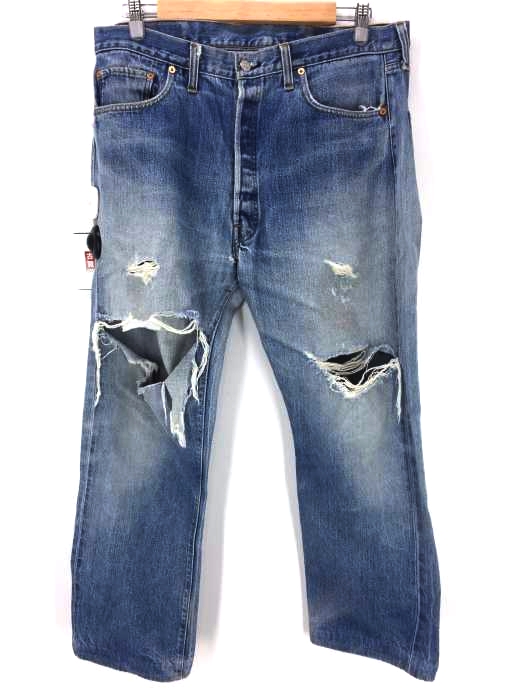 Levis(リーバイス) 6刻印 鉄リベット スモールe 501 66後期 紙パッチ 縮率8% メンズ パンツ