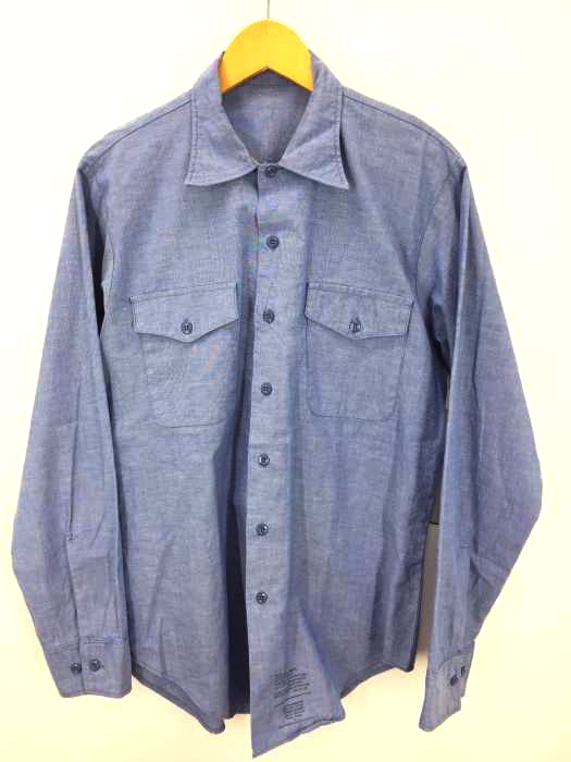 USED古着（ユーズドフルギ） US.NAVY ユーティリティー シャンブレーシャツ TYPE3 メンズ トップス