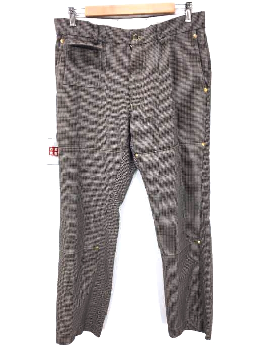 ALLEGE（アレッジ） Double-knee check pants メンズ パンツ
