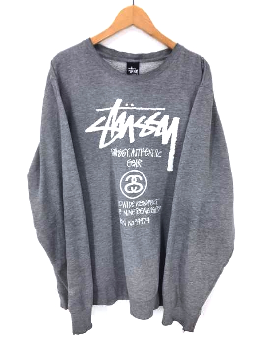 Stussy（ステューシー） ロゴプリントクルーネックスウェット メンズ トップス