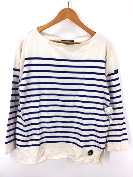 B MING LIFE STORE by BEAMS（ビーミング ライフストアバイビームス） 別注 バスクシャツ ボートネック ボーダーシャツ メンズ トップス