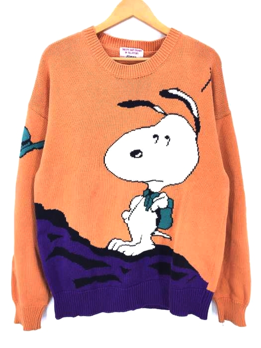 USED古着（ユーズドフルギ） SCHULZ キャラクターニット メンズ トップス