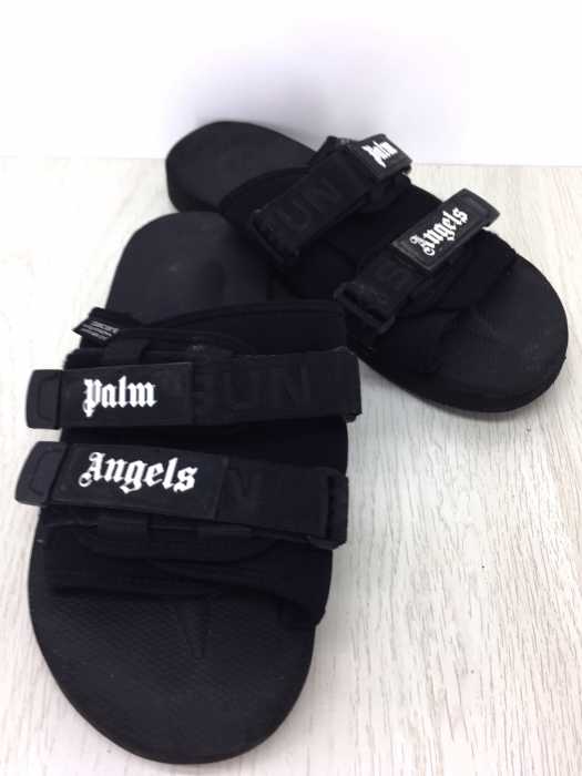 Palm Angels×suicoke(パームエンジェルス スイコック) ロゴ刺繍ベルトサンダル メンズ シューズ