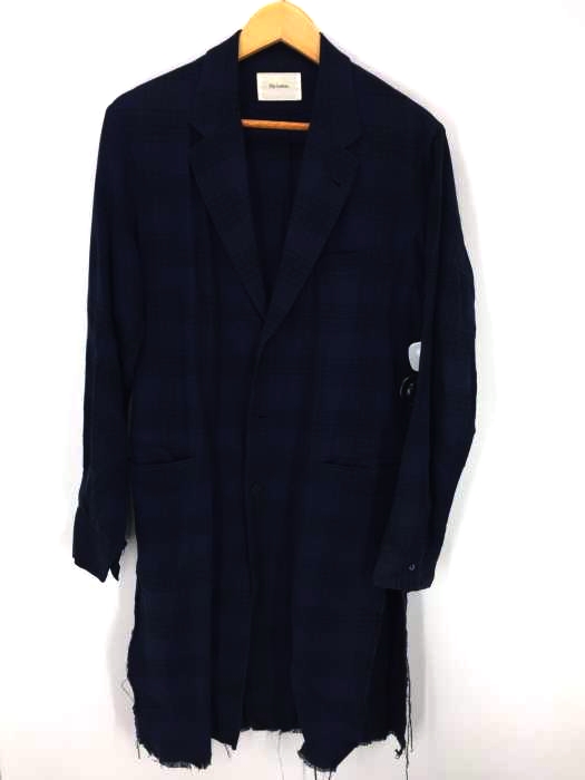 The Letters（ザレターズ） classic chesterfield shirt チェックロングシャツ メンズ アウター