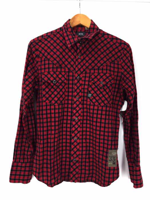 G-STAR RAW （ジースターロー） チェック柄ボタンシャツ メンズ トップス