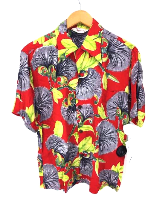 USED古着(ユーズドフルギ) HAWAIIAN TOGS シルクアロハシャツ メンズ トップス