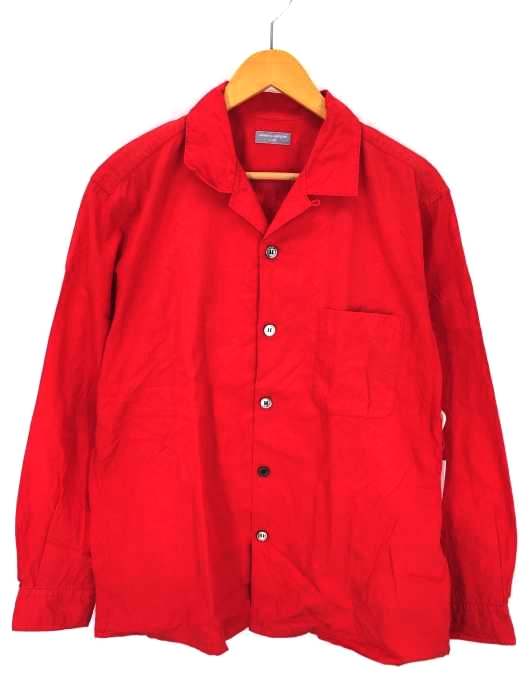 COMME des GARCONS HOMME（コムデギャルソンオム） AD2001 特殊加工ストライプボックスシルエット オープンカラーシャツ メンズ トップス