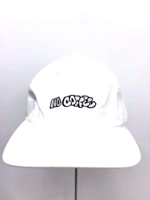 NO CO FFEE(ノーコーヒー) ロゴ刺繍6パネルキャップ メンズ 帽子