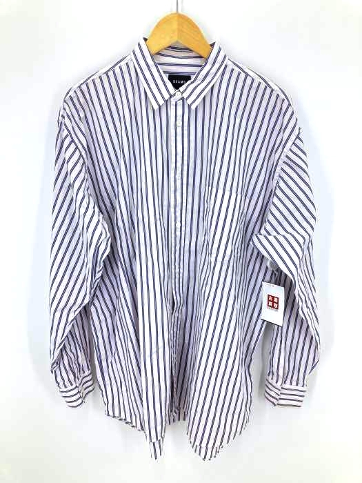 BEAMS(ビームス) ストライプイージーシャツ メンズ トップス