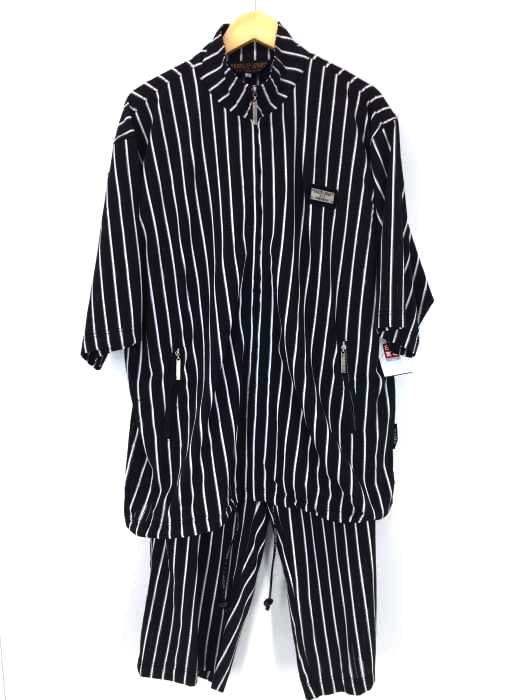 USED古着（ユーズドフルギ） PARTO SPORT ポリセットアップ ワイドパンツ ユニセックス メンズ セットアップ
