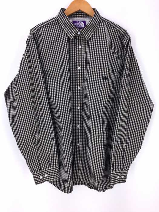 THE NORTH FACE PURPLE LABEL （ノースフェイスパープルレーベル） Cotton Polyester Broad Check Big Shirt メンズ トップス