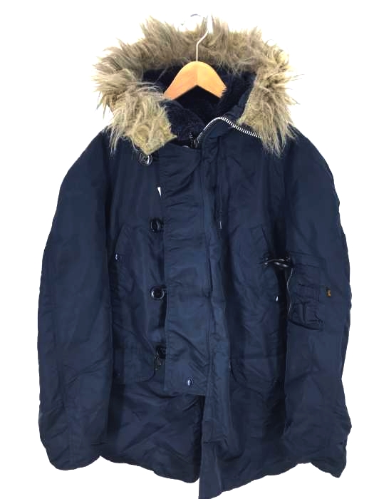 ALPHA INDUSTRIES（アルファインダストリーズ） USA製 N-3B IDEALジップ フライトジャケットJKT メンズ アウター