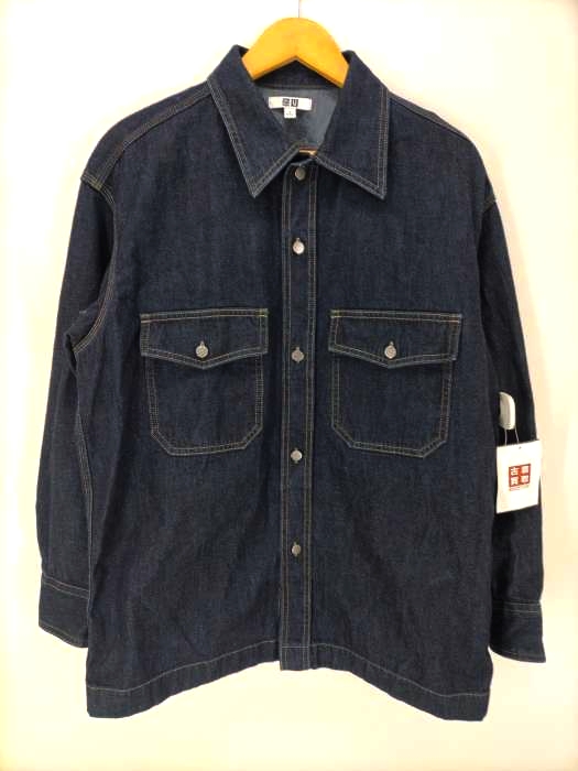 UNIQLO U（ユニクロユー） デニムオーバーサイズシャツ メンズ アウター