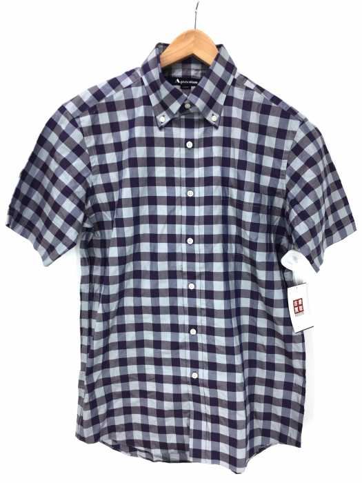 AQUASCUTUM （アクアスキュータム） チェック柄コットンBDシャツ メンズ トップス