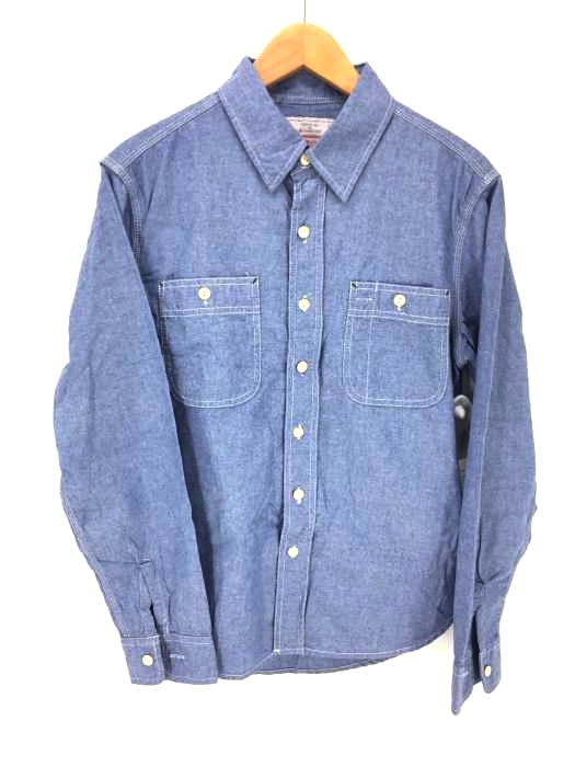 AVIREX（アヴィレックス） SHAMBRAY SHIRT シャンブレーシャツ メンズ トップス