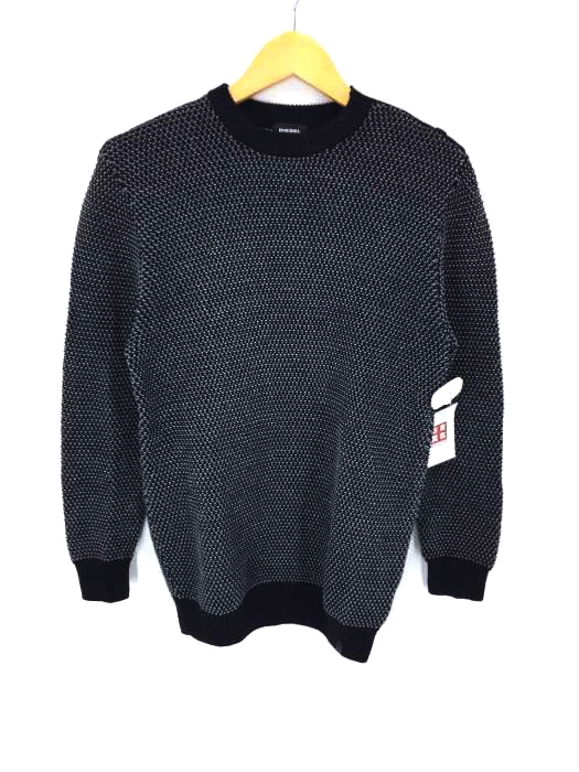 DIESEL（ディーゼル） ワッフルニット 肩ボタン メンズ トップス
