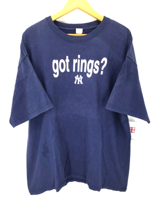 USED古着(ユーズドフルギ) got rings? NY ヘビーウェイトプリントTシャツ メンズ トップス